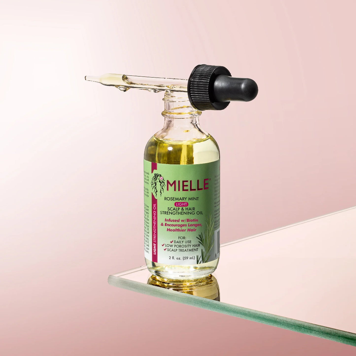 Mielle Organics Aceite LIGHT potencializador de crecimiento  - Romero y Menta