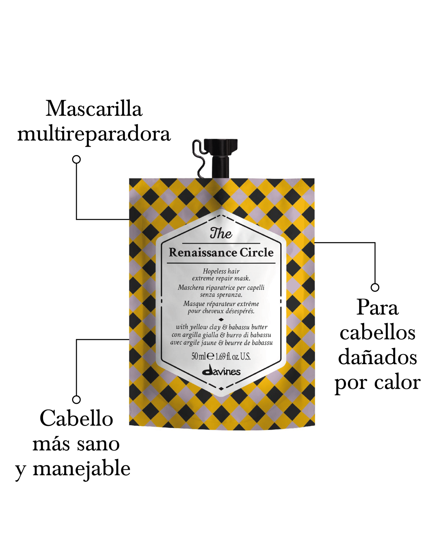 Mascarilla HAIR MASK EXPRESS para pelo dañado y sin esperanza