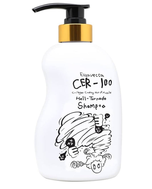 CER 100 Shampoo limpieza refrescante Muscle Hell-Tornado  para cabello Graso
