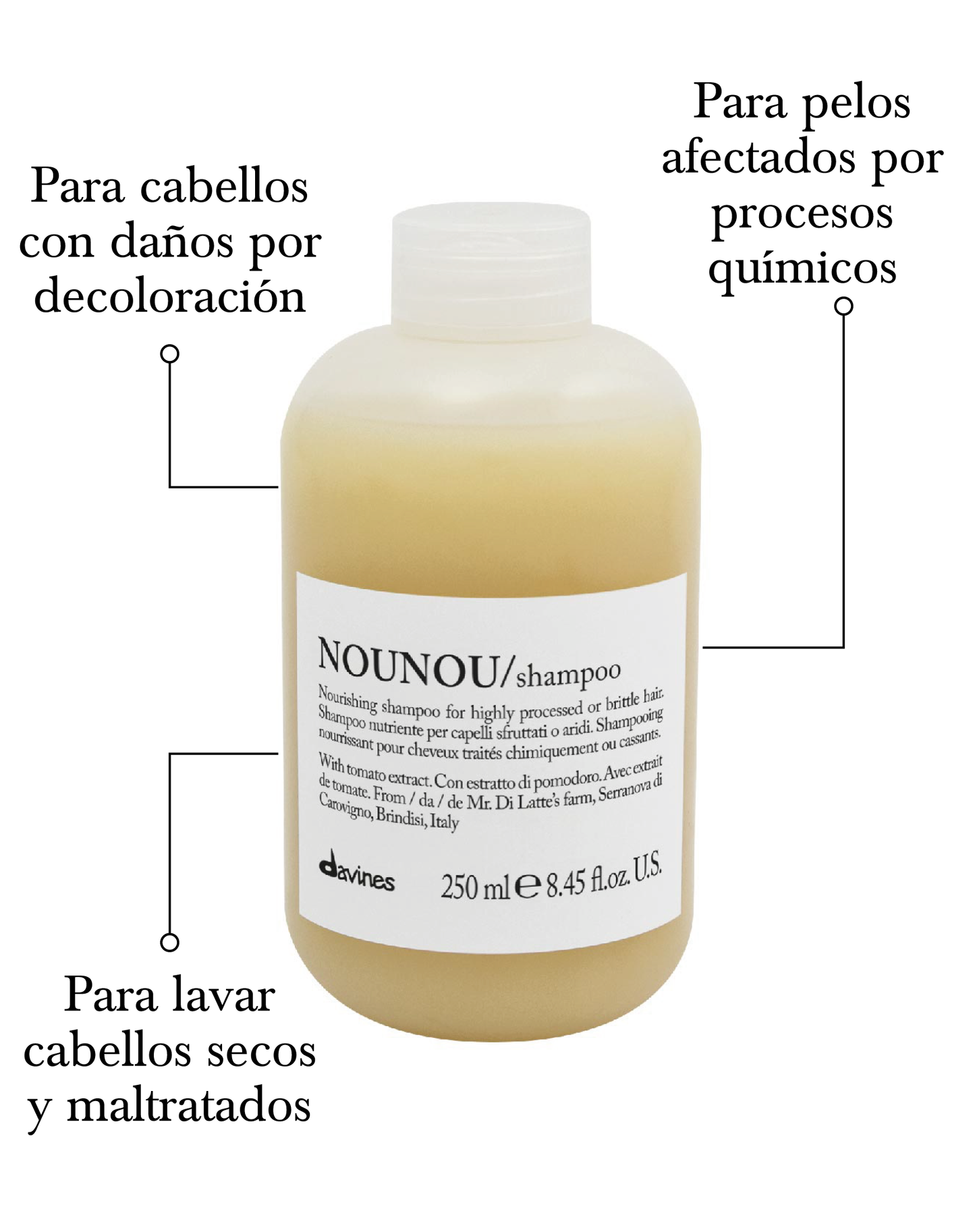Shampoo NOU NOU Para Cabellos Decolorados 250ml